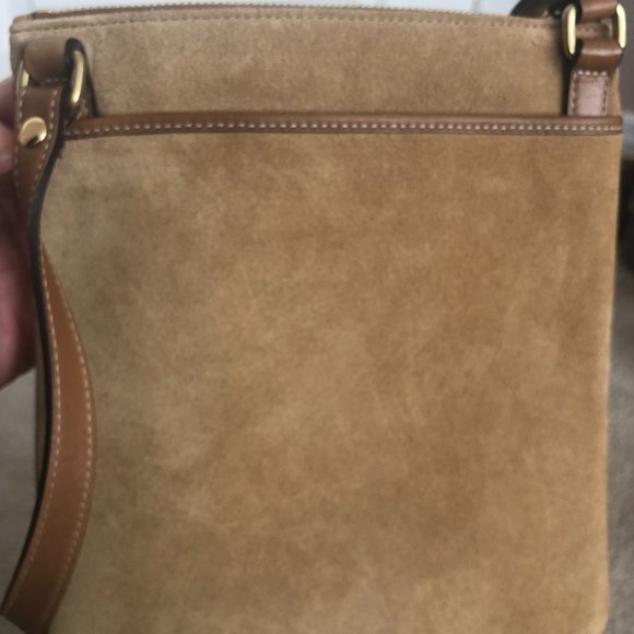 Coach Suede Crossbody Bag - Picture 6 of 7